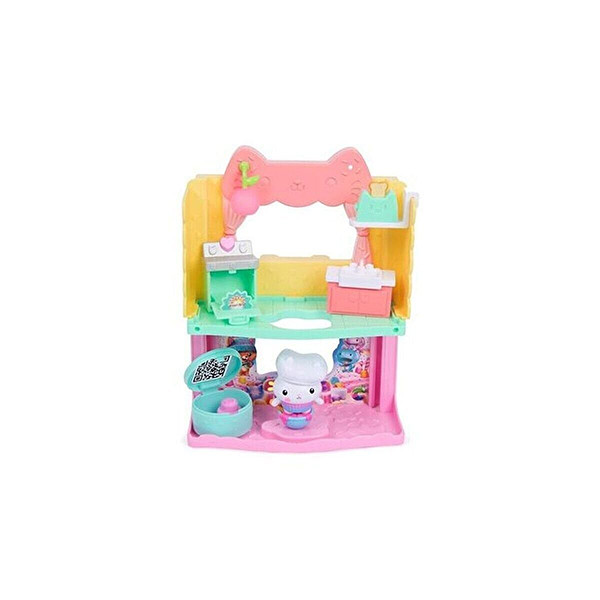 S00006727 Sun-Spm-Figür Set Gabby S Dollhouse Mutfak Set/Banyo Set 10Prç.2A.