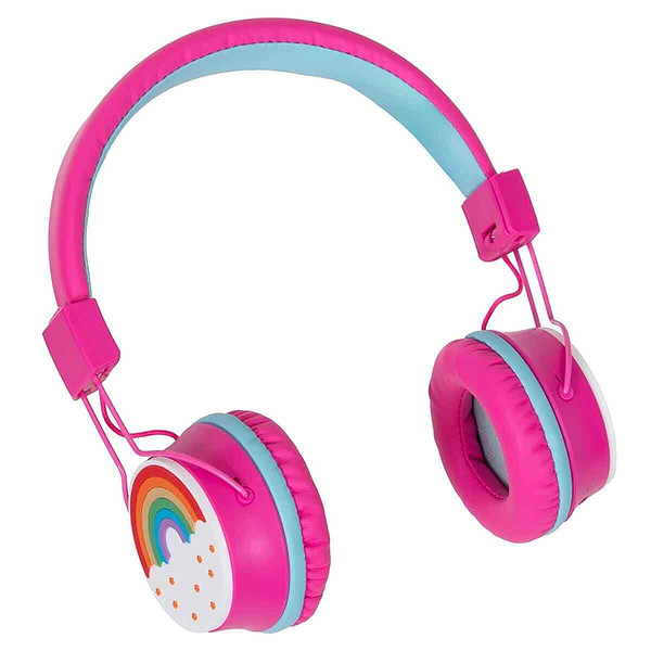 S01002605 -Sun-Gle-Ech-Kulaklık Mikrofonlu Katlanabilir Kablosuz Gökkuşağı Resim