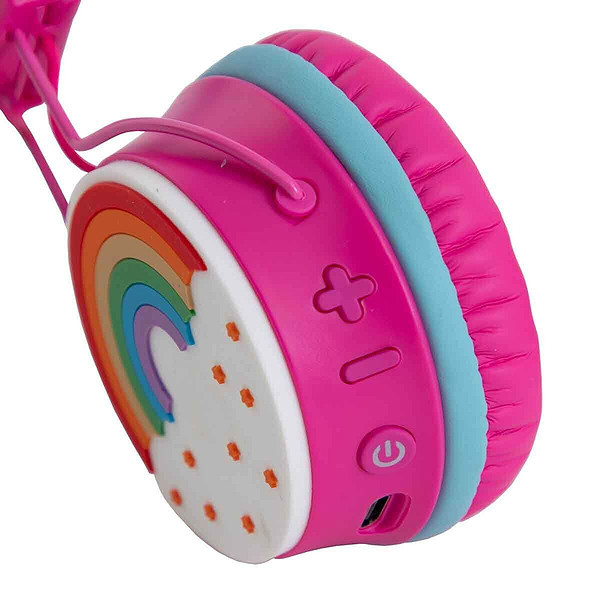 S01002605 -Sun-Gle-Ech-Kulaklık Mikrofonlu Katlanabilir Kablosuz Gökkuşağı Resim