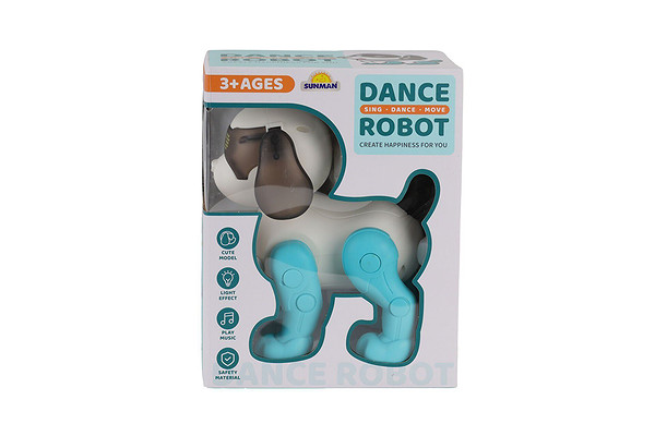 S01005107 -Sun-Rst-Robot Köpek Dans Müzik/Işık B/O 2R.