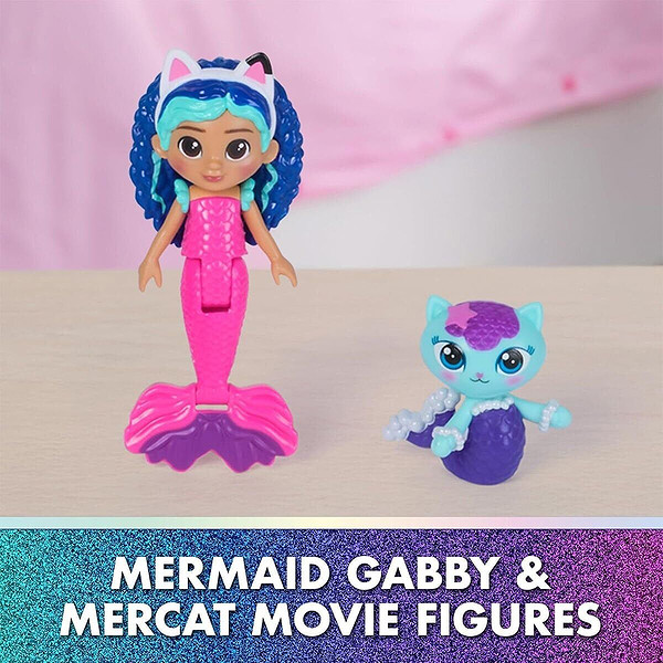 S01009006 Sun-Spm-Figür Oyun Set Gabby S Dollhouse Renkli Akvaryum 12Prç.