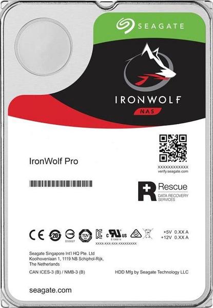 12 TB Seagate 3.5 Ironwolf Sata3 7200Rpm 256MB ST12000VN0008 (3 Yıl Resmı Dıst Garantılı)
