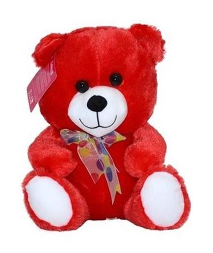 1181KR Oturan Ayı 30 CM Kırmızı