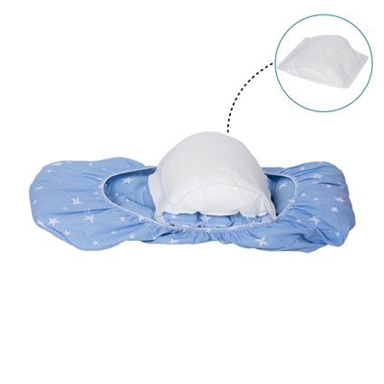 Sevi Bebe Bel Destekli Ana Kucağı Örtüsü Art-61 Mavi Yıldız