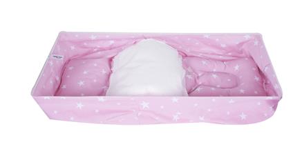 Sevi Bebe Bel Destekli Ana Kucağı Örtüsü Art-61 Pembe Yıldız