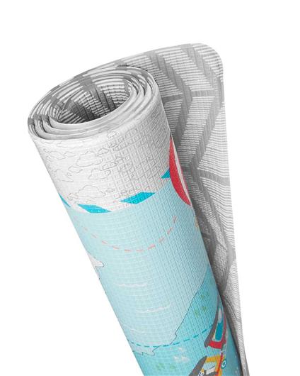 Skip Hop Çift Taraflı Oyun Halısı Oyun Matı Harita