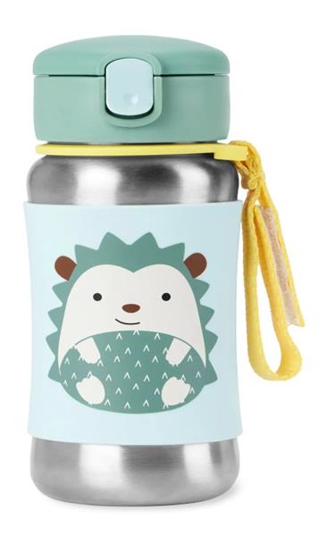 Skip Hop Zoo Pipetli Paslanmaz Çelik Suluk 350 Ml Kirpi