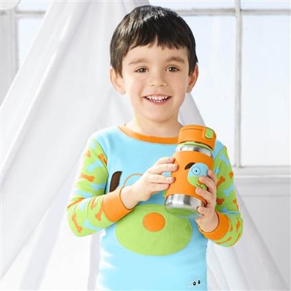 Skip Hop Zoo Pipetli Paslanmaz Çelik Suluk 350 Ml Köpek