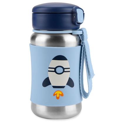 Skip Hop Zoo Pipetli Paslanmaz Çelik Suluk 350 Ml Roket