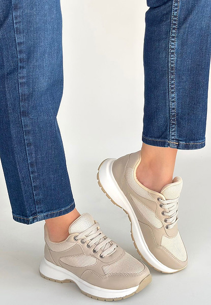 Slar Vizon Cilt Bağcıklı Spor Ayakkabı