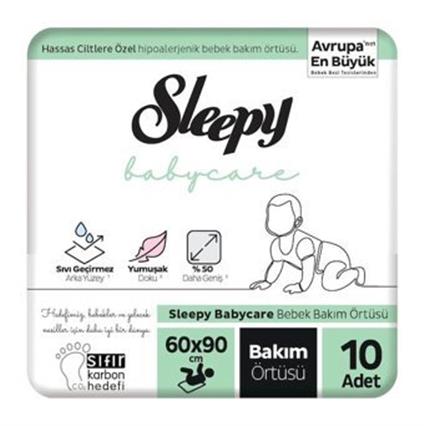 Sleepy Babycare Bebek Bakım Örtüsü 60X90 10 Adet