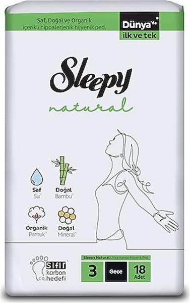 Sleepy Natural Süper Eco Paket Gece 18 Adet