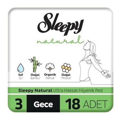 Sleepy Natural Süper Eco Paket Gece 18 Adet