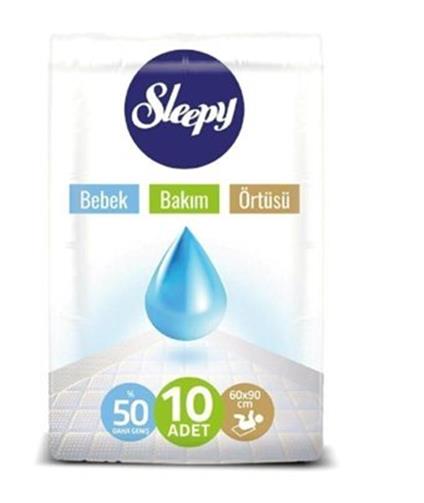 Sleepy Babycare Bebek Bakım Örtüsü 60X90 10 Adet