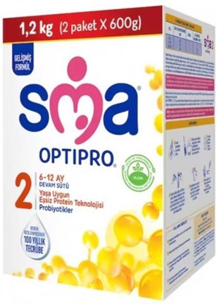 Sma Optipro Probiyotik 2 Bebek Devam Sütü 6-12 Ay 1200 Gr