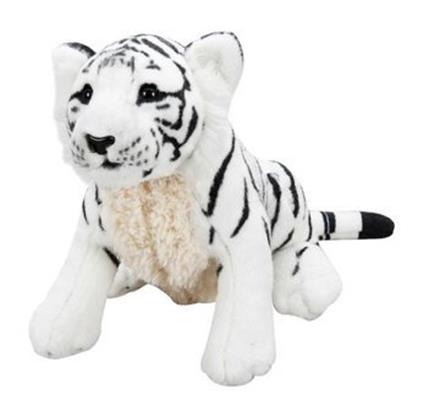1415 Peluş Yavru Beyaz Kaplan 45 Cm