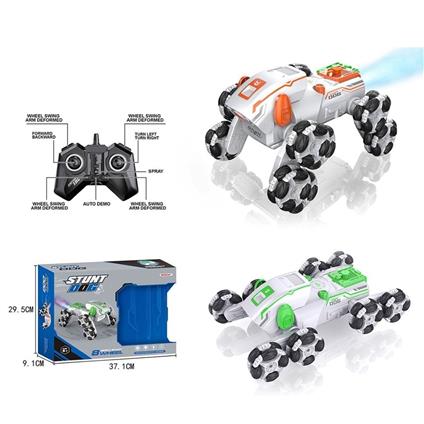 Syr-666-820 Kumandalı Buharlı 8 Teker Stunt Köpek Araba -Vardem Oyuncak