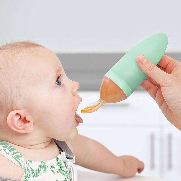 Tbn11419 Boon - Squırt Silikon Yeşil Mama Kaşığı