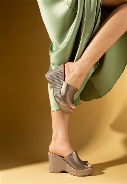 Tlay Platin Cilt Dolgu Topuk Terlik