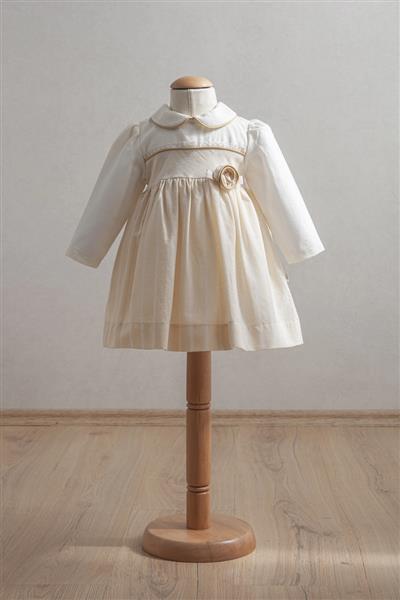 Tongs Baby Bebek Elbise 3917 Açık Sarı