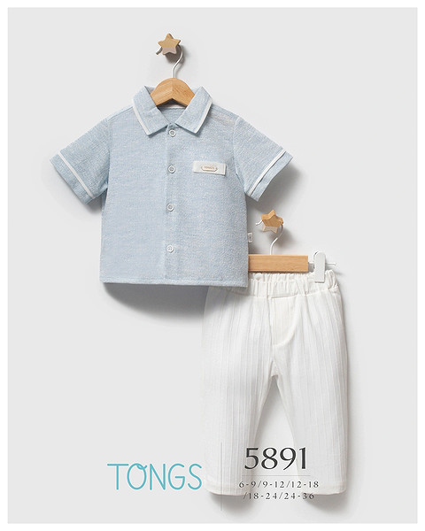 Tongs Change İkili Takım 5891 Mavi