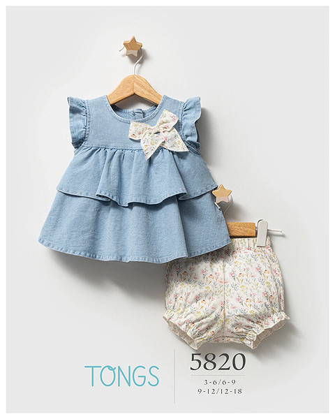 Tongs Jeans Universe İkili Takım 5820 Mavi