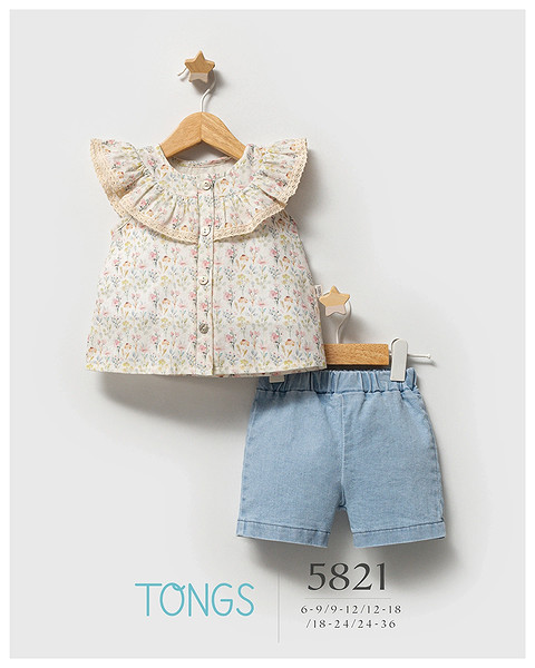 Tongs Jeans Universe İkili Takım 5821 Mavi