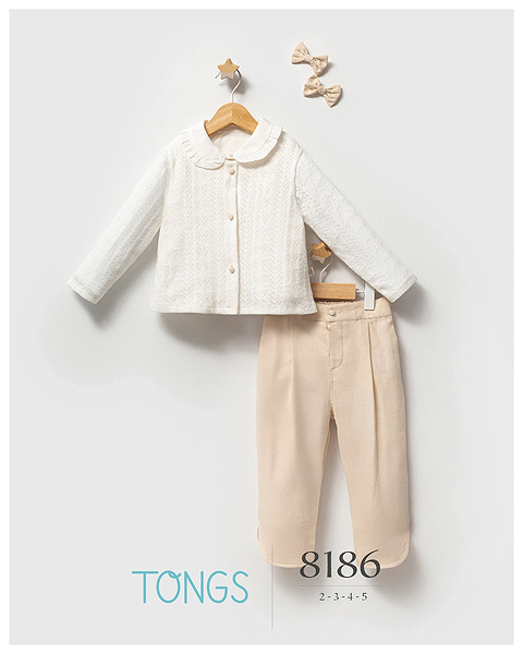 Tongs Üçlü Takım 8186 Bej