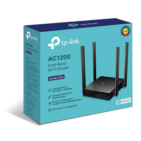 TP-Lınk Archer C54 AC1200 Kablosuz Wıfı 5 Dual Band Router