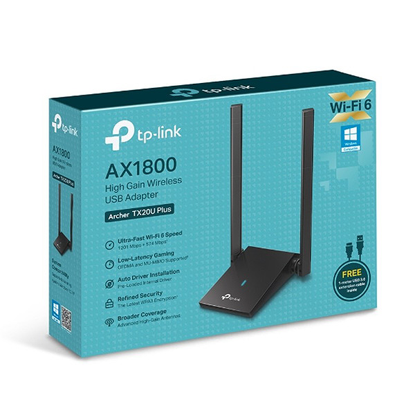 TP-Lınk Archer TX20U Plus AX1800 WI-FI 6 Kablosuz Usb Adaptor