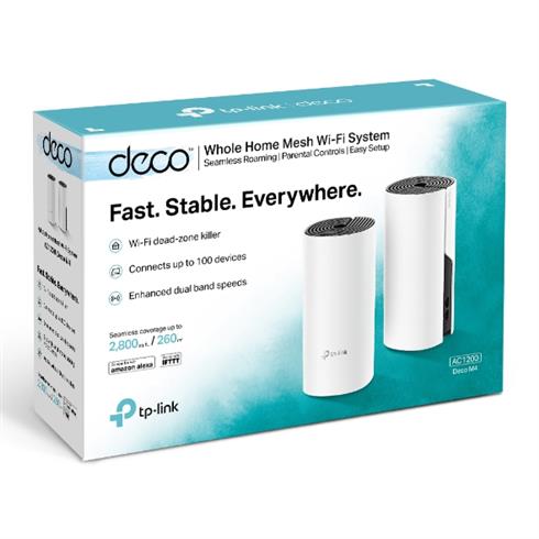 TP-Lınk Deco M4 1200Mbps Mesh WI-FI Sistemi (İkili)