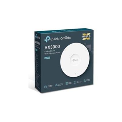 TP-Lınk Omada Eap650 AX3000 Dual Band Wıfı6 1Xgbıt RJ45 Port 574Mbps/2.4Ghz Tavan Tipi Access Poınt (Adaptörlü)