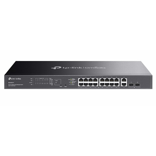 TP-Lınk Omada Es220gmp 16 Port Gıgabıt + 2Xgb RJ45/2Xgb Sfp 250 Metre 250W Poe Yönetilebilir Rackmount Metal Kasa Swıtch