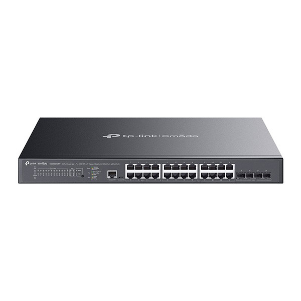TP-Lınk Omada TL-Sg3428xmpp 24 Port Gıgabıt 4X10GE Sfp+ L2 Yönetilebilir Poe Swıtch