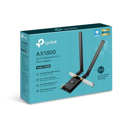 TP-Lınk Archer TX20E AX1800 WI-FI 6 Bluetooth 5.2 Pcıe Adaptor