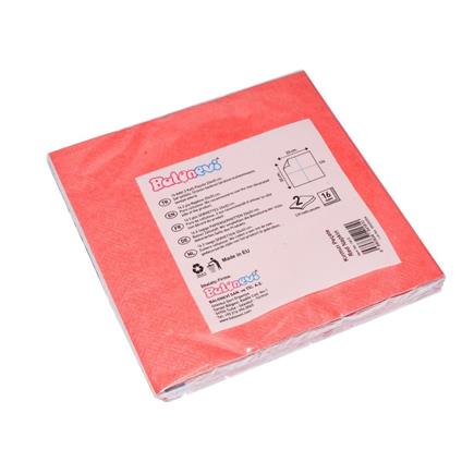 Tpl1610 Kırmızı, 16 Adet Peçete, 33X33 Cm