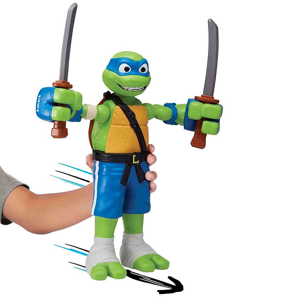 TU843000 Tmnt  Roll N Punch Leonardo 30 Cm Figür - 83418