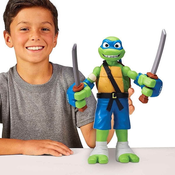 TU843000 Tmnt  Roll N Punch Leonardo 30 Cm Figür - 83418