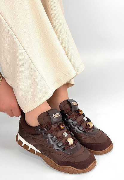 Tues Kahverengi Nubuk Bağcıklı Spor Ayakkabı