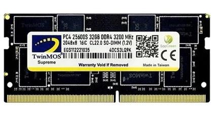 32 GB Ddr4 3200Mhz Twınmos NB Mdd432gb3200n