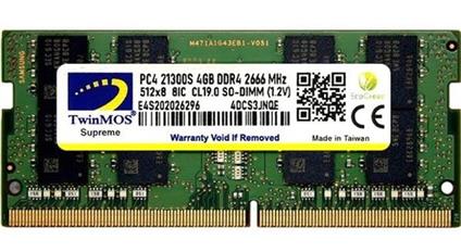 4 GB Ddr4 2666Mhz Twınmos 1.2V CL19 NB Mdd44gb2666n