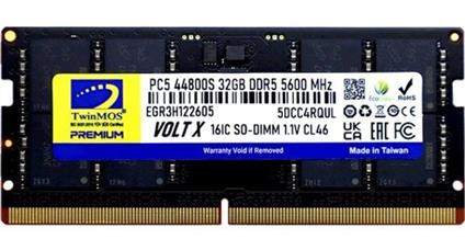 32 GB Ddr5 5600Mhz Twınmos NB Tmd532gb5600s46