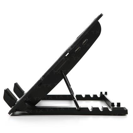 TX Txacnbergst Ergostand 14CM Led Fan LI 5 X Yükseklik Ayarlı, 2 X Usb 9