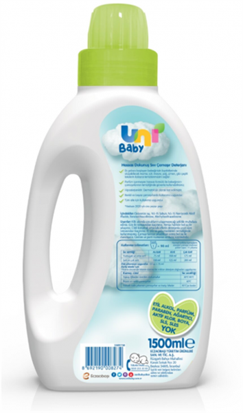 Uni Baby Hassas Dokunuş Sıvı Çamaşır Deterjanı 1500 Ml