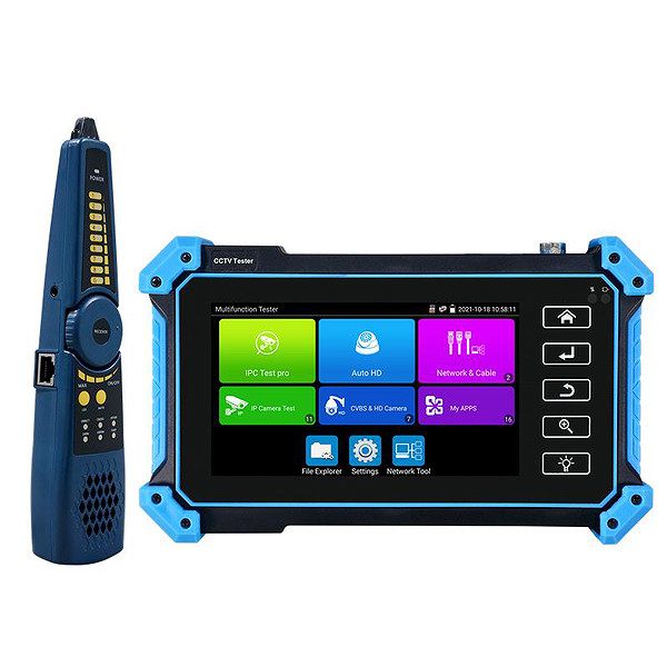 Uptech Ipc-5100C-Plus 4K 5.4 Inc Kablo Bulucu VE Kamera Test Cihazı Dokunmatik Bataryalı