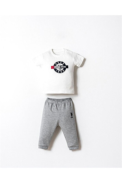 U.S. Polo 3Lü Takım Usb2875 Gri Melanj