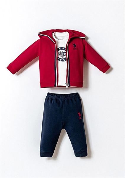 U.S. Polo 3Lü Takım Usb2875 Kırmızı