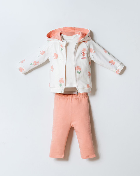 U.S. Polo 3Lü Takım Usb2990 Beyaz-Pudra