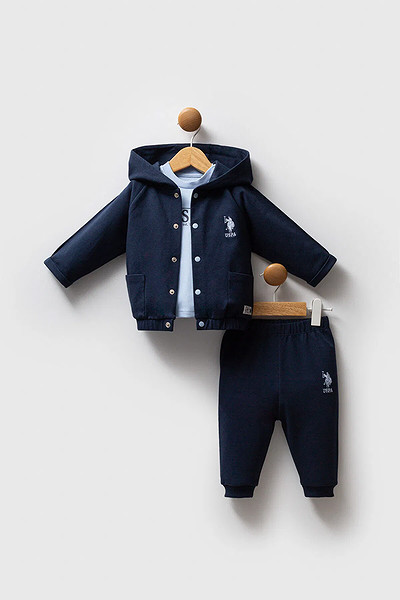 U.S. Polo Assn 3'Lü Takım Usb2542 Lacivert