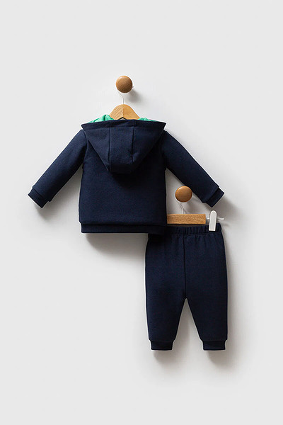 U.S. Polo Assn 3'Lü Takım Usb2553 Lacivert-Yeşil